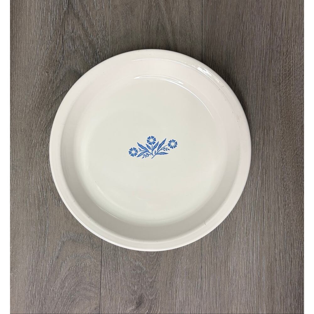 Vintage Corning Ware Blue Cornflower 9” Pie Plate P-309, CorningWare